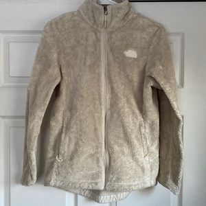 The North Face Cream Full Zip Fleece Jacket